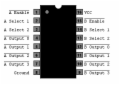 CD4556 - Dual Binary to 1-of-4 Decoder, Inverter