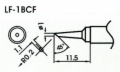 1mm Chisel Type Lead-Free Solder Tip/Element