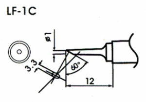 1MM CHISEL LEAD-FREE SOLDER TI
