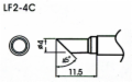 4mm Chisel Type Lead-Free Solder Tip/Element