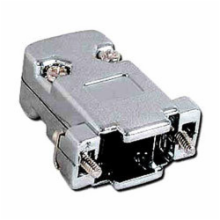 Chromated Plastic Hoods for 9 Pin D-Sub Connectors