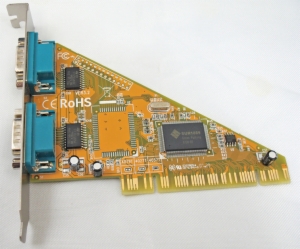 DUAL SERIAL PORT PCI CARD