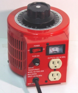 VARIAC VARIABLE AC Power Supply/2000VA
