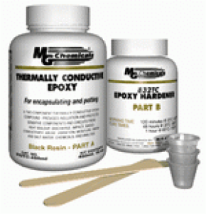POTTING COMPOUND BLK 16OZ LIQ.