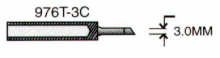 3.0mm Solder Tip - 976T-3C