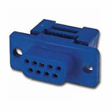 9 Pin Female D-Sub IDC Connector