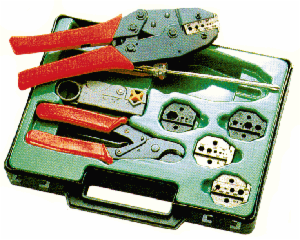 COAX TOOL KIT 5 DIES STRIPPER