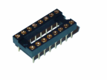16 Pin Machine Tooled Low Profile IC Socket