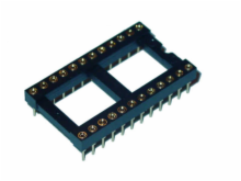 24 Pin Machine Tooled Low Profile IC Socket