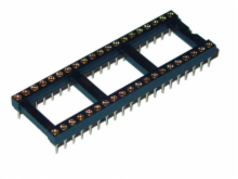 40 Pin Machine Tooled Low Profile IC Socket