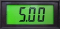 Jumbo LCD Panel Meter with Back Light, 5V Common Ground Version