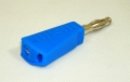 Stackable Banana Plug - 4mm Blue