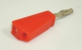 Stackable Banana Plug - 4mm Red