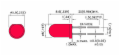 5mm Blinking LED, Red-Diffused
