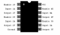 74LS126A - Quad Buffer 3 State Hi-Enable
