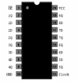 74LS374 - Octal D-Type Flip Flop 3 State