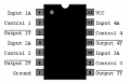 MC1489P  -  Quad Line Receiver