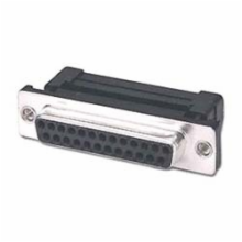 25 Pin Female D-Sub IDC Connector, Metal Face