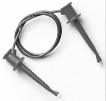 36in Black Minigrabber Test Clip Patch Cord