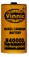 D Cell Ni-Cad Battery