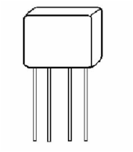 RECTIFIER-SILICON, BRIDGE, 600 VOLT, 2 AMP (NTE169)