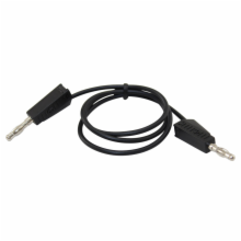50CM Black Banana To Banana Test Lead
