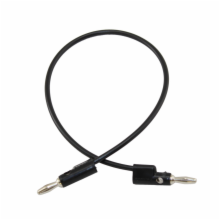 Pomona 12in Black Banana Plug Patch Cord