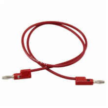 Pomona 24in Red Banana Plug Patch Cord