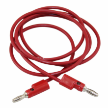 Pomona 48in Red Banana Plug Patch Cord