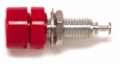 Red Panel Mount Binding Post