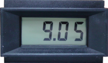 3-1/2 Digit LCD Panel Meter - Enhanced Common Ground Version