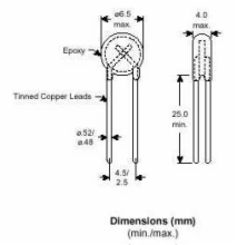 2.5K Ohm NTC Thermistor