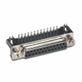 25 Pin Female D-Sub Right Angle PC Connector