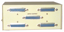 4 Position (A/B) DB25 Female Switch Box