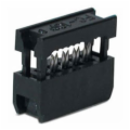 10 Contacts, Dual Row 0.1 x 0.1 Female IDC Socket Connector