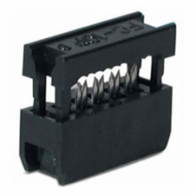 10 Contacts, Dual Row 0.1 x 0.1 Female IDC Socket Connector