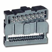 16 Contacts, Dual Row 0.1 x 0.1 Female IDC Socket Connector
