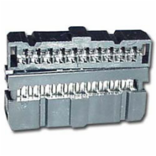 20 Contacts, Dual Row 0.1 x 0.1 Female IDC Socket Connector