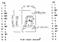 Red 7 mm 7 Segment Digital Display, Common Cathode