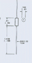 18.0 UH Series 9250 Molded RF Choke