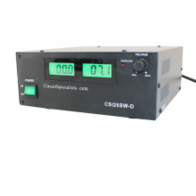 25 AMP POWER SUPPLY,3-15 V W FIXED 13.8 LOCK CONTROL