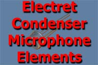 Omni-Directional Electret Condenser Microphone Elements