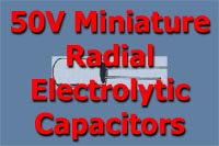 Miniature Electrolytics/Radial 50V
