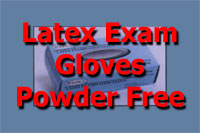 Latex Exam Gloves - Powder Free
