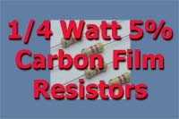 1/4 Watt 5%