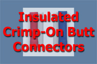 Insulated Crimp-On Butt Connectors