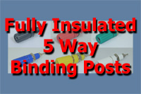 Fully Insulated 5 Way Binding Posts