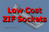 Low Cost ZIF Sockets