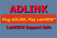 Plug ADLINK, Play LabVIEW