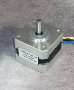 generate power with a stepper motor